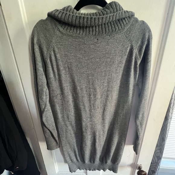 Grey sweater dress - Picture 2 of 3